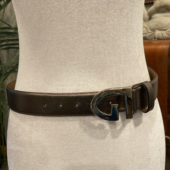 Kudos burnished bronze leather  belt 30” - Picture 1 of 6